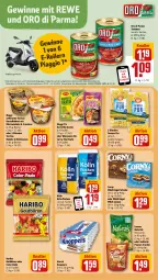 Gazetka promocyjna Rewe - Prospekte - Gazetka - ważna od 14.10 do 14.10.2023 - strona 18 - produkty: Becher, Brei, corny, coupon, cracker, croutons, curry, dip, E-Roller, eis, gewinnspiel, goldbären, hafer, haferflocken, haribo, hengstenberg, kartoffel, kartoffelbrei, knoppers, kölln, lorenz, maggi, maggi fix, milch, mit röstzwiebeln, müsli, Müsliriegel, natur, natura, nudel, nudeln, nuss, oro di parma, reis, riegel, Roller, rosmarin, röstzwiebeln, saltletts, sauce, schoko, storck, terrine, Ti, tomate, tomaten, zwiebel, zwiebeln