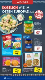 Gazetka promocyjna AldiSud - IN ZWEI WOCHEN - Gazetka - ważna od 16.09 do 16.09.2023 - strona 19 - produkty: almare, bohne, bohnen, creme, dovgan, eintopf, eis, filet, fisch, fische, Fischer, fleisch, früchte, gurke, gurken, hering, Herings, hülsenfrüchte, kräuter, kräutern, LG, linsen, marinade, Oblaten, pelmeni, pute, Putenfleisch, reis, ring, Schere, schwein, schweine, schweinefleisch, senf, taschki, Ti, topf, wein, weine