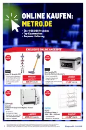 Gazetka promocyjna Metro - Online: Wochen-Angebote - Gazetka - ważna od 29.06 do 29.06.2025 - strona 1 - produkty: angebot, angebote, Behälter, Brei, burger, Dyson, eis, elle, erde, fisch, fische, Fischer, Metro, ndk, Rauch, regal, Reinigung, reis, Ria, rwe, Spezi, teppich, teppiche, Ti, toast, toaster, Vakuumierer
