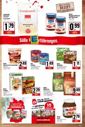 Gazetka promocyjna Kupsch - Angebote der Woche - Gazetka - ważna od 26.02 do 26.02.2022 - strona 7 - produkty: ball, bella crema, bohne, bohnen, cerealien, choco crossies, corny, creme, crossies, erdnüsse, ferrero, mehl, melitta, milch, müsli, Müsliriegel, nestlé, nuss, nuss-nugat-creme, nutella, pflaume, pflaumen, pflaumenmus, riegel, type 405, ültje, ültje erdnüsse, vollmilch, weizenmehl