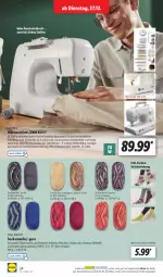 Gazetka promocyjna Lidl - Aktionsprospekt - Gazetka - ważna od 31.12 do 31.12.2022 - strona 26 - produkty: asti, auto, bambus, Brei, eis, Elan, ente, HP, kraft, led-licht, Nähmaschine, ndk, rel, Ria, Schal, Schale, socken, Ti, tisch, wolle