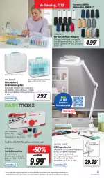 Gazetka promocyjna Lidl - Aktionsprospekt - Gazetka - ważna od 31.12 do 31.12.2022 - strona 27 - produkty: angebot, aufbewahrungsbox, batterie, batterien, decke, Deckel, dell, easymaxx, eis, Elan, elle, leine, Leuchte, leuchten, linsen, Mode, Nähmaschine, reis, rel, rwe, Ti, tisch, ZTE