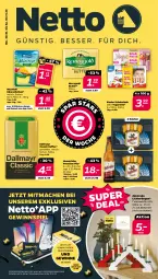 Gazetka promocyjna Netto - Woche 44 - Gazetka - ważna od 04.11 do 04.11.2023 - strona 1 - produkty: batterie, batterien, butter, dallmayr, eis, gewinnspiel, hasseröder, kaffee, Käse, käsescheiben, kerrygold, Kinder, kinder schokolade, leds, mac, milram, oder yogurette, pils, premium pils, reis, schoko, schokolade, Ti, Yo, yogurette