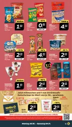 Gazetka promocyjna Netto - Woche 44 - Gazetka - ważna od 04.11 do 04.11.2023 - strona 15 - produkty: chips, erdnüsse, ferrero, giotto, gutschein, gutscheine, KnabberSnack, Knusperflocken, Kugel, mac, pom-bär, raffaello, rum, sac, salz, schoko, snack, Ti