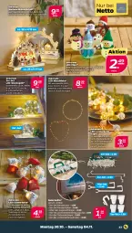 Gazetka promocyjna Netto - Woche 44 - Gazetka - ważna od 04.11 do 04.11.2023 - strona 23 - produkty: batterie, batterien, fenster, Fensterhaken, Glaskugel, Kette, Kranz, Kugel, led-licht, leds, lichterkette, Roller, Ti, Türkranz