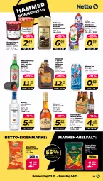 Gazetka promocyjna Netto - Woche 44 - Gazetka - ważna od 04.11 do 04.11.2023 - strona 29 - produkty: aqua, aquavit, Becher, bier, bohne, bohnen, bohnenkaffee, bonne maman, chantré, chips, chipsfrisch, dallmayr, dallmayr gold, flasche, funny-frisch, Jagertee, kaffee, konfitüre, korn, löslicher bohnenkaffee, malteser, mam, milka, Mixer, mixery, paprika, störtebeker, tee, Ti, wein, weinbrand, würfel