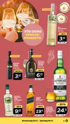 Gazetka promocyjna Netto - Woche 44 - Gazetka - ważna od 04.11 do 04.11.2023 - strona 31 - produkty: black label, bree, ente, fürst von metternich, islay single malt, johnnie walker, lack, laphroaig, Mett, metternich, nuss, riesling, scotch, scotch whisky, single malt, Ti, vodka, whisky