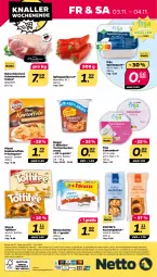 Gazetka promocyjna Netto - Woche 44 - Gazetka - ważna od 04.11 do 04.11.2023 - strona 32 - produkty: alle artikel ohne dekoration, angebot, Becher, braten, camembert, dekoration, eis, elle, ente, fleisch, Fleischerei, kartoffel, kartoffeln, krustenbraten, kuchen, maggi, milch, Milchschnitte, paprika, paprika rot, pfanni, quark, reis, Schere, schwein, schweine, snack, speisequark, Spitzpaprika, storck, terrine, Ti, toffifee, wein, weine