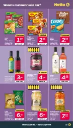 Gazetka promocyjna Netto - Woche 44 - Gazetka - ważna od 04.11 do 04.11.2023 - strona 9 - produkty: beutel, corny, erbsen, flasche, Gläser, junge erbsen, knorr, knorr fix, lindt, maggi, möhren, riegel, rote bete, sauce, wein