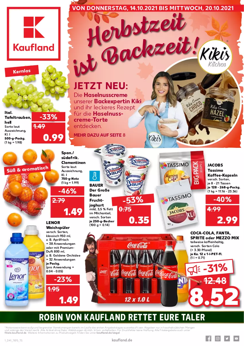 Aktueller Prospekt Kaufland - von 14.10 bis 20.10.2021 - strona 1