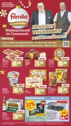 Gazetka promocyjna Famila - Prospekte - Gazetka - ważna od 07.12 do 07.12.2024 - strona 1 - produkty: almighur, almighurt, angebot, angebote, Bau, Becher, beutel, ehrmann, ehrmann almighurt, eier, eis, elle, gewinnspiel, grill, grillfläche, grillplatte, gyros, holländischer schnittkäse, Holz, Käse, kracher, küche, Küchen, latte, maggi, maggi fix, nuss, pfanne, pils, pilsener, reis, schnittkäse, schwein, Spiele, tafeläpfel, teller, Ti, toffifee, veltins, veltins pilsener, weihnachten, wein, Wella, ZTE