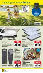 Gazetka promocyjna Lidl - Aktuelle Onlineshop-Highlights - Gazetka - ważna od 31.05 do 31.05.2024 - strona 34 - produkty: auto, bett, Campingdusche, Campingtisch, decke, dell, dusche, eis, elle, hocker, luftbett, Mode, ndk, sac, schlafsack, Tasche, Teleskop, Ti, tisch, tragetasche, wasser, Zelt