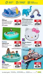 Gazetka promocyjna Lidl - Aktuelle Onlineshop-Highlights - Gazetka - ważna od 31.05 do 31.05.2024 - strona 37 - produkty: auer, Clin, dell, Elefant, family pool, Garten, gartenschlauch, kissen, kopfstütze, korb, luftmatratze, matratze, Mode, pool, recyclingmaterial, Ria, ring, rwe, schlauch, Ti, wasser