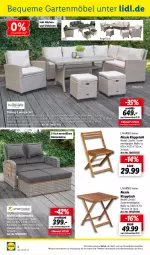 Gazetka promocyjna Lidl - Aktuelle Onlineshop-Highlights - Gazetka - ważna od 31.05 do 31.05.2024 - strona 4 - produkty: dell, funktionssofa, Garten, gartenmöbel, hocker, kissen, klappstuhl, klapptisch, lounge-set, möbel, Mode, ndk, Ria, rückenlehne, sessel, sitzkissen, Sofa, stuhl, Ti, tisch, ZTE