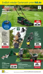 Gazetka promocyjna Lidl - Aktuelle Onlineshop-Highlights - Gazetka - ważna od 31.05 do 31.05.2024 - strona 8 - produkty: akku, Brei, eis, Elektro, Garten, heckenschere, ladegerät, ndk, Parkside, rasen, rasenmäher, rasentrimmer, reis, rucksack, sac, säge, Schere, Spindelmäher, Ti, ZTE