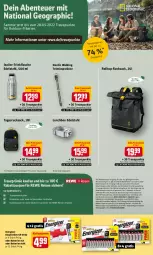 Gazetka promocyjna Rewe - REWE Ihr Kaufpark - Gazetka - ważna od 09.04 do 09.04.2022 - strona 18 - produkty: aktionspreis, auer, batterie, batterien, buch, coupon, coupons, edelstahl, eis, elle, energizer, ente, flasche, Liege, lunchbox, preisvorteil, rabatt-coupon, reis, rucksack, sac, Teleskop, Ti, trinkflasche