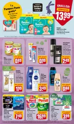 Gazetka promocyjna Rewe - REWE Ihr Kaufpark - Gazetka - ważna od 09.04 do 09.04.2022 - strona 19 - produkty: aktionspreis, ariel, ball, body, body lotion, body milk, bruno banani, creme, deo, deo spray, duschgel, eis, fa duschgel, Finish, früchte, hipp, Lotion, nivea, Odol, odol med, pampers, pampers baby dry, pantene, Pants, persil, Pods, powerball, reis, shampoo, spülmaschinen, spülmaschinentabs, spülung, Ti, universal pulver, vollwaschmittel, waschmittel, zahncreme