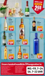 Gazetka promocyjna Rewe - REWE Ihr Kaufpark - Gazetka - ważna od 09.04 do 09.04.2022 - strona 21 - produkty: apfel, averna, berentzen, Berger, bio, Blüte, burger, Cap, captain morgan, chantré, ecco, eis, ente, gracioso, holunder, holunderblüte, hugo, Kinder, korn, kräuter, kräuterlikör, likör, minze, reis, rotkäppchen, scotch, scotch whisky, sekt, single malt, skyy, Skyy Vodka, Ti, uhr, vodka, wein, weinbrand, whisky