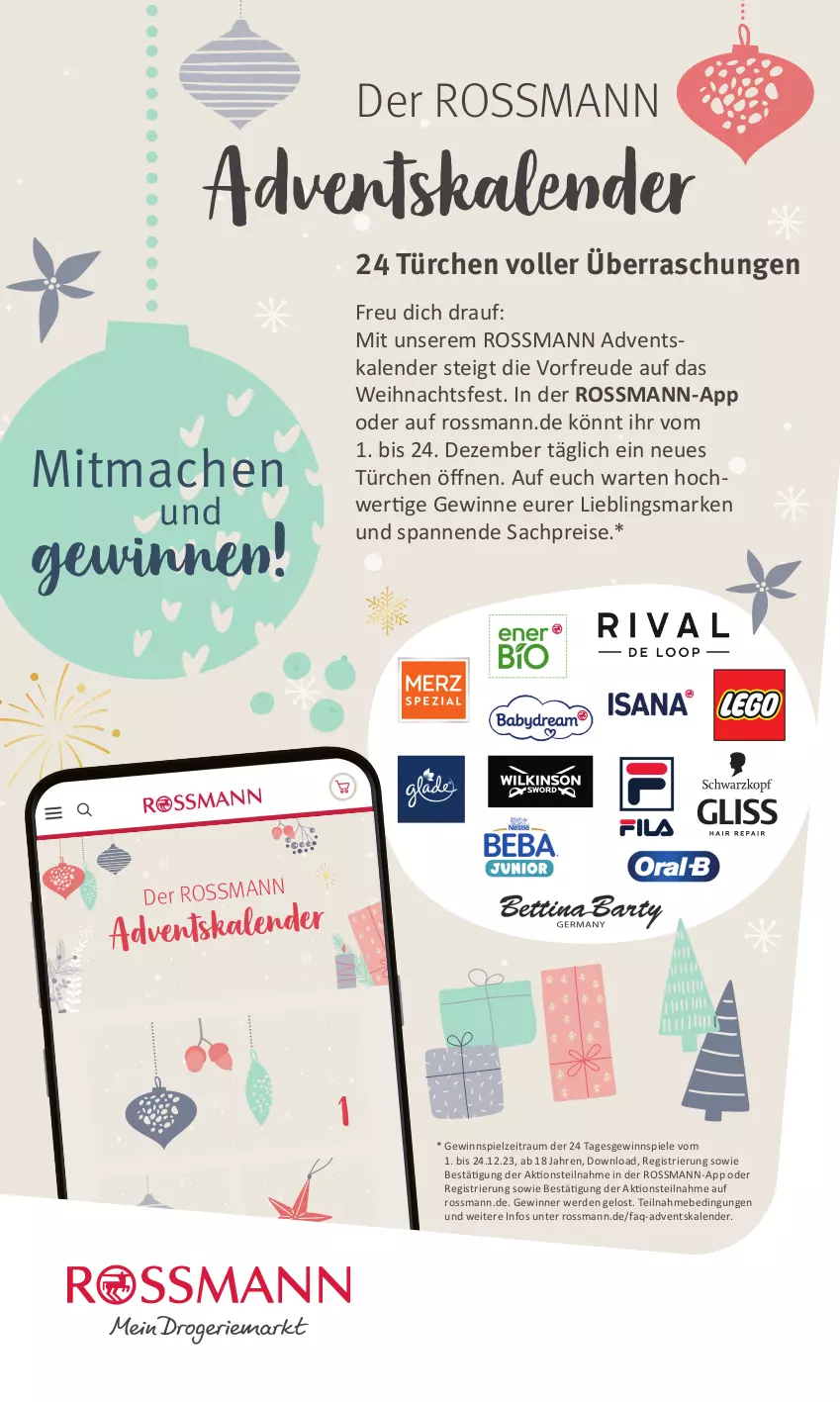 Aktueller Prospekt Rossmann - Prospekte - von 18.12 bis 22.12.2023 - strona 21 - produkty: Adventskalender, eis, erde, gewinnspiel, HP, mac, reis, sac, Spiele, Ti