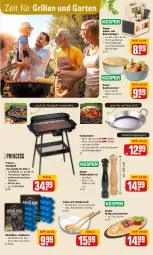 Gazetka promocyjna Rewe - Prospekte - Gazetka - ważna od 28.05 do 28.05.2022 - strona 31 - produkty: backofen, bambus, besteck, bier, braten, eis, elle, Garten, grill, grillfläche, Holz, kesper, Kreide, Ofen, pfanne, pfeffer, Pfeffermühle, rind, rwe, salat, Schal, Schale, Soße, spülmaschinen, standgrill, thermostat, Ti, tisch, tischgrill, Windschutz