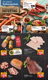 Gazetka promocyjna Rewe - Prospekte - Gazetka - ważna od 28.05 do 28.05.2022 - strona 6 - produkty: Berger, dell, eis, elle, fleisch, frankfurter, frikadellen, hähnchenbrust, hausmarke, Kalbfleisch, landjäger, leberwurst, Mett, mettwurst, mit kalbfleisch, pastete, pute, Putenfleisch, rewe hausmarke, Rohwurst, schinken, schwarzwälder schinken, spargel, Spezi, Ti, wurst