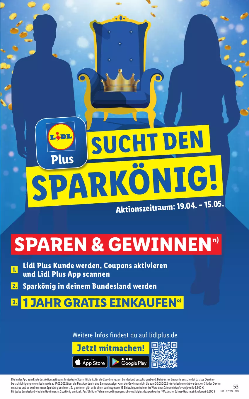 Aktueller Prospekt Lidl - Aktionsprospekt - von 25.04 bis 30.04.2022 - strona 53 - produkty: coupon, coupons, erde, gutschein, gutscheine, mac, telefon, Ti