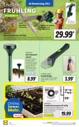 Gazetka promocyjna Lidl - Aktionsprospekt - Gazetka - ważna od 30.04 do 30.04.2022 - strona 30 - produkty: Bau, eis, elle, erde, Garten, kraft, ndk, Parkside, pflanze, pflanzen, reis, säge, Schal, Schale, Schere, sekt, Teleskop, Ti, werkzeug, werkzeuge