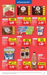 Gazetka promocyjna Lidl - Aktionsprospekt - Gazetka - ważna od 30.04 do 30.04.2022 - strona 47 - produkty: actimel, angebot, Bon Gelati, Bona, danone, drink, eis, getränk, joghur, joghurt, kaffee, mandel, Milbona, monte, obst, preisvorteil, reis, sahne, schoko, schokolade, stieleis, Ti, Tüte, vanille, zott, Zott Monte, ZTE