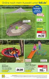 Gazetka promocyjna Lidl - Aktionsprospekt - Gazetka - ważna od 30.04 do 30.04.2022 - strona 58 - produkty: angebot, angebote, Bank, eis, elle, ndk, reis, rel, Sandkasten, Sandspielzeug, Schal, Schale, Schaukel, sitzbank, spielzeug, telefon, Ti, tisch, uhr