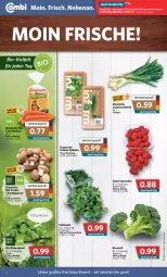 Gazetka promocyjna Combi - Prospekte - Gazetka - ważna od 26.03 do 26.03.2022 - strona 2 - produkty: angebot, angebote, Babyspinat, beutel, bio, broccoli, champignon, champignons, cherrytomaten, creme, feldsalat, kräuter, Lauchzwiebel, lauchzwiebeln, salat, Schal, Schale, spinat, Ti, tomate, tomaten, zwiebel, zwiebeln