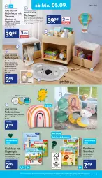 Gazetka promocyjna Aldi Nord - Aldi-Vorschau - Gazetka - ważna od 10.09 do 10.09.2022 - strona 13 - produkty: Bau, baumwolle, buch, dell, elle, gin, hocker, Kinder, Kinderbuch, Kindersitz, kissen, Mode, reine baumwolle, Ria, sitzkissen, Soundbuch, spielzeug, teppich, Ti, wolle, ZTE