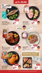 Gazetka promocyjna Aldi Nord - Aldi-Vorschau - Gazetka - ważna od 10.09 do 10.09.2022 - strona 23 - produkty: braten, butter, eis, elle, fleisch, forelle, geback, gewürz, gin, grill, Hendl, kräuter, küche, Küchen, lachs, Ofen, Plunder, rel, rind, schwein, schweine, schweinenacken, Speck, steak, steaks, tafelspitz, Ti, wein, weine, ZTE