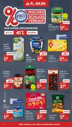 Gazetka promocyjna Aldi Nord - Aldi-Vorschau - Gazetka - ważna od 10.09 do 10.09.2022 - strona 28 - produkty: aldi, aufstrich, Becher, beutel, Brühe, elle, erdnüsse, erdnüssen, frucht, fruchtaufstrich, früchte, funny-frisch, homann, ilag, kirsch, kirsche, kirschen, knorr, Ländertee, landliebe, landmilch, lorenz, milch, salat, salz, Schwartau, snack, snacks, tee, teekanne, teller, Ti, ültje, ültje erdnüsse, zucker