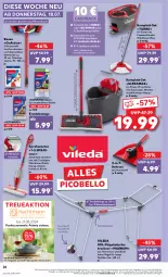 Gazetka promocyjna Kaufland - Prospekt - Gazetka - ważna od 24.07 do 24.07.2024 - strona 26 - produkty: activa, angebot, angebote, Brei, eimer, eis, magnum, mikrofaser, rama, reifen, reis, ring, Teleskop, teleskopstiel, Ti, Trockner, vileda, wäschetrockner, ZTE