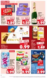 Gazetka promocyjna Kaufland - Prospekt - Gazetka - ważna od 24.07 do 24.07.2024 - strona 4 - produkty: angebot, beutel, brut, colorwaschmittel, felix, ferrero, Ferrero Rocher, henkel, henkell, henkell sekt, hero, katzennahrung, kitkat, lion, merci, milka, nestlé, papier, persil, raffaello, schoko, schokolade, sekt, sensations, smarties, storck, Ti, toilettenpapier, waschmittel, ZTE