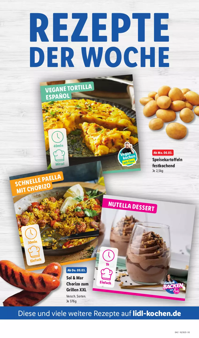 Aktueller Prospekt Lidl - Aktionsprospekt - von 06.03 bis 11.03.2023 - strona 41 - produkty: chorizo, eis, grill, kartoffel, kartoffeln, rezept, rezepte, speisekartoffeln, Ti