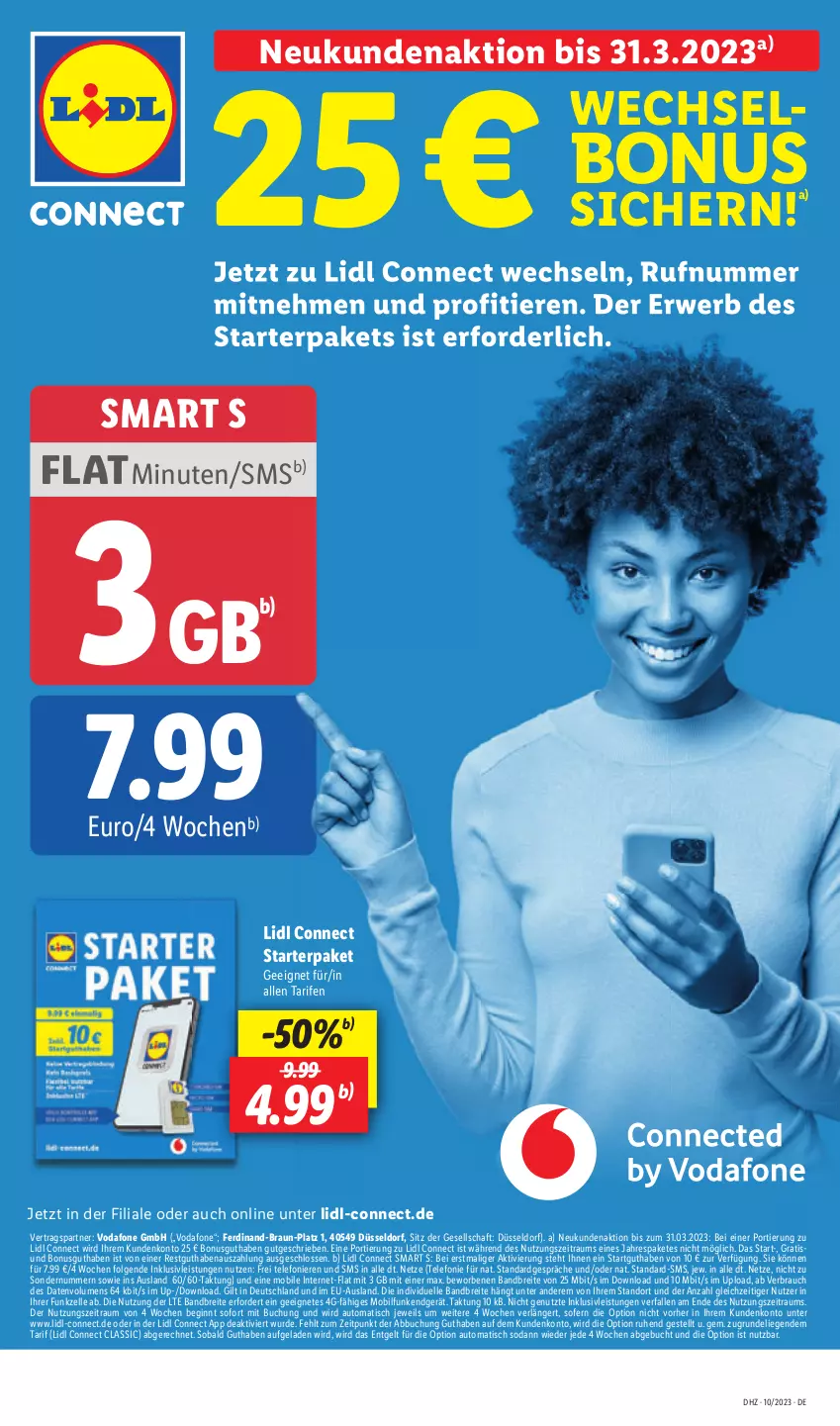 Aktueller Prospekt Lidl - Aktionsprospekt - von 06.03 bis 11.03.2023 - strona 55 - produkty: auto, braun, Brei, buch, eis, elle, gin, inklusivleistungen, LG, Liege, Rauch, rwe, Soda, telefon, Ti, Tiere, tisch, vodafone, ZTE