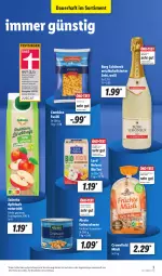 Gazetka promocyjna Lidl - Aktionsprospekt - Gazetka - ważna od 11.03 do 11.03.2023 - strona 3 - produkty: alesto, alkohol, angebot, apfel, apfelsaft, auer, beutel, bio, direktsaft, eis, erdnuss, frucht, früchte, fusilli, korn, müsli, natur, nuss, reis, saft, salz, sekt, tee, Ti, tisch, vita, ZTE