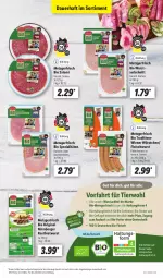 Gazetka promocyjna Lidl - Aktionsprospekt - Gazetka - ważna od 11.03 do 11.03.2023 - strona 39 - produkty: angebot, auer, aufschnitt, Berger, bio, bratwurst, eis, ente, fleisch, fleischwurst, Geflügel, gin, kasseler, kochschinken, nürnberger, reis, rind, rinder, rostbratwurst, salami, schinken, schwein, schweine, Spezi, Ti, wein, weine, wiener, wiener würstchen, wurst, würstchen, ZTE
