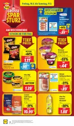 Gazetka promocyjna Lidl - Aktionsprospekt - Gazetka - ważna od 11.03 do 11.03.2023 - strona 44 - produkty: angebot, bacon, blume, blumen, blumenöl, bohne, bohnen, coupon, dessert, dip, drucker, dulano, ehrmann, Ehrmann Grand Dessert, eis, elle, Engel, kerze, lavazza, papier, reis, sonnenblume, sonnenblumen, sonnenblumenöl, teller, Ti, tortilla, tortillas, vita, ZTE