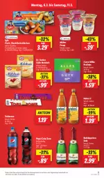 Gazetka promocyjna Lidl - Aktionsprospekt - Gazetka - ważna od 11.03 do 11.03.2023 - strona 9 - produkty: angebot, backfisch, cola, Dr. Oetker, eis, filet, fisch, fischstäbchen, froop, Hohes C, iglo, milka, Müller, müller froop, pepsi, Pepsi Cola, reis, rotkäppchen, sekt, Ti, toblerone, ZTE