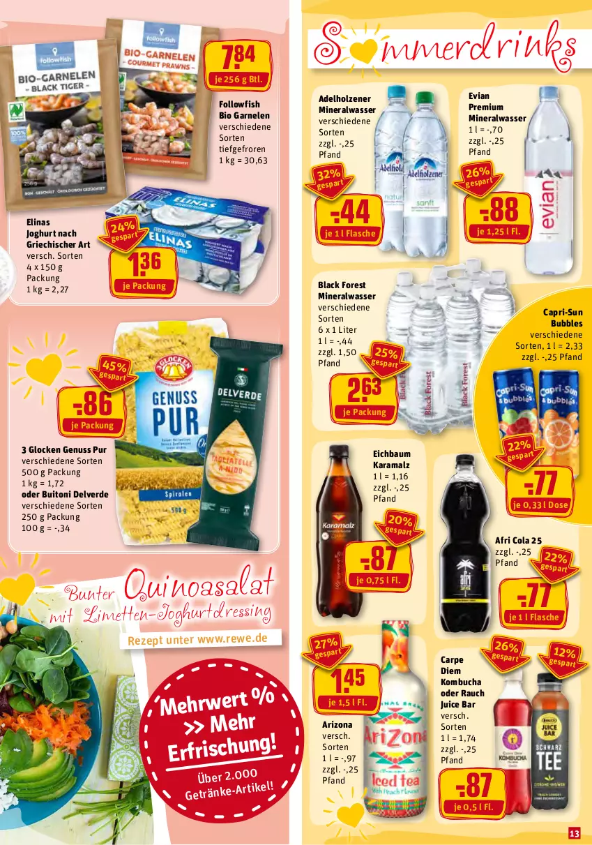 Aktueller Prospekt Rewe - Diese Woche im Angebot! - von 10.08 bis 15.08.2020 - strona 13