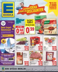 Gazetka promocyjna Edeka - Angebote der Woche - Gazetka - ważna od 13.08 do 13.08.2022 - strona 1 - produkty: auto, Becher, beutel, braten, bratwurst, brut, coca-cola, cola, deka, deutschlandcard, eis, ente, fanta, flasche, fleisch, froop, frucht, gewürz, hackfleisch, joghur, joghurt, kaffee, mac, melitta, Mett, Müller, oder sprite, pet-flasche, ring, rostbratwurst, rwe, schwein, schweine, Schweinehackfleisch, sprite, tafeltrauben, Ti, tomate, tomaten, trauben, vollautomaten, wein, weine, wurst