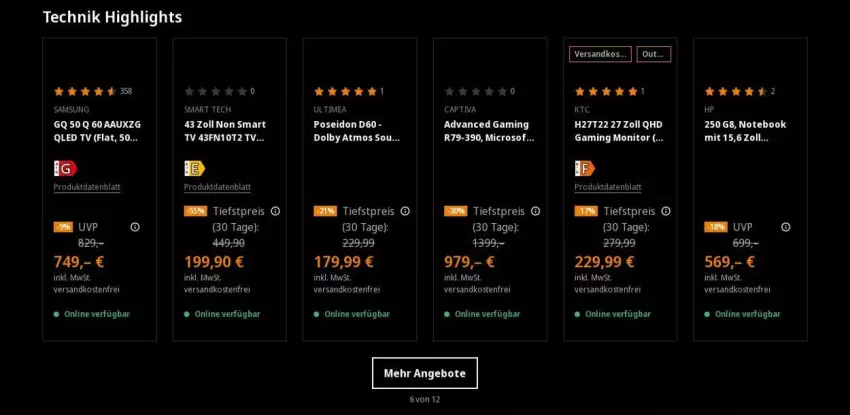 Aktueller Prospekt Saturn - Prospekte - von 27.11 bis 06.12.2023 - strona 2 - produkty: Bau, eis, led tv, monitor, ndk, notebook, qled, Ti, versandkostenfrei