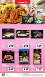 Gazetka promocyjna Lidl - Aktionsprospekt - Gazetka - ważna od 23.03 do 23.03.2024 - strona 16 - produkty: angebot, blätterteig, chili, coupon, Dorade, filet, filets, fisch, garnelen, lachs, ndk, ring, sauce, Schal, Schale, Sweet-Chili-Sauce, thunfisch, Ti