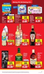 Gazetka promocyjna Lidl - Aktionsprospekt - Gazetka - ważna od 23.03 do 23.03.2024 - strona 5 - produkty: amarula, angebot, ball, blended scotch, blended scotch whisky, Cap, eis, elle, Finish, Floralys, getränk, irish whiskey, lillet, papier, powerball, preisvorteil, reis, rum, schweppes, scotch, scotch whisky, teller, Ti, toilettenpapier, tullamore, tullamore dew, waschmittel, whiskey, whisky, ZTE