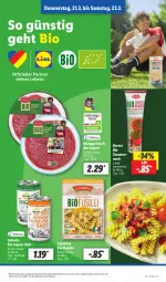 Gazetka promocyjna Lidl - Aktionsprospekt - Gazetka - ważna od 23.03 do 23.03.2024 - strona 67 - produkty: angebot, bio, eis, ingwer, nudel, nudeln, reis, resa, salami, Ti, tomate, tomaten, tomatenmark, vita, ZTE