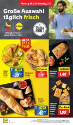 Gazetka promocyjna Lidl - Aktionsprospekt - Gazetka - ważna od 23.03 do 23.03.2024 - strona 8 - produkty: angebot, apfel, auer, baguette, Bau, Bauer, brot, coupon, eis, Käse, kuchen, ndk, olive, oliven, pudding, reis, Schal, Schale, Tasche, Ti