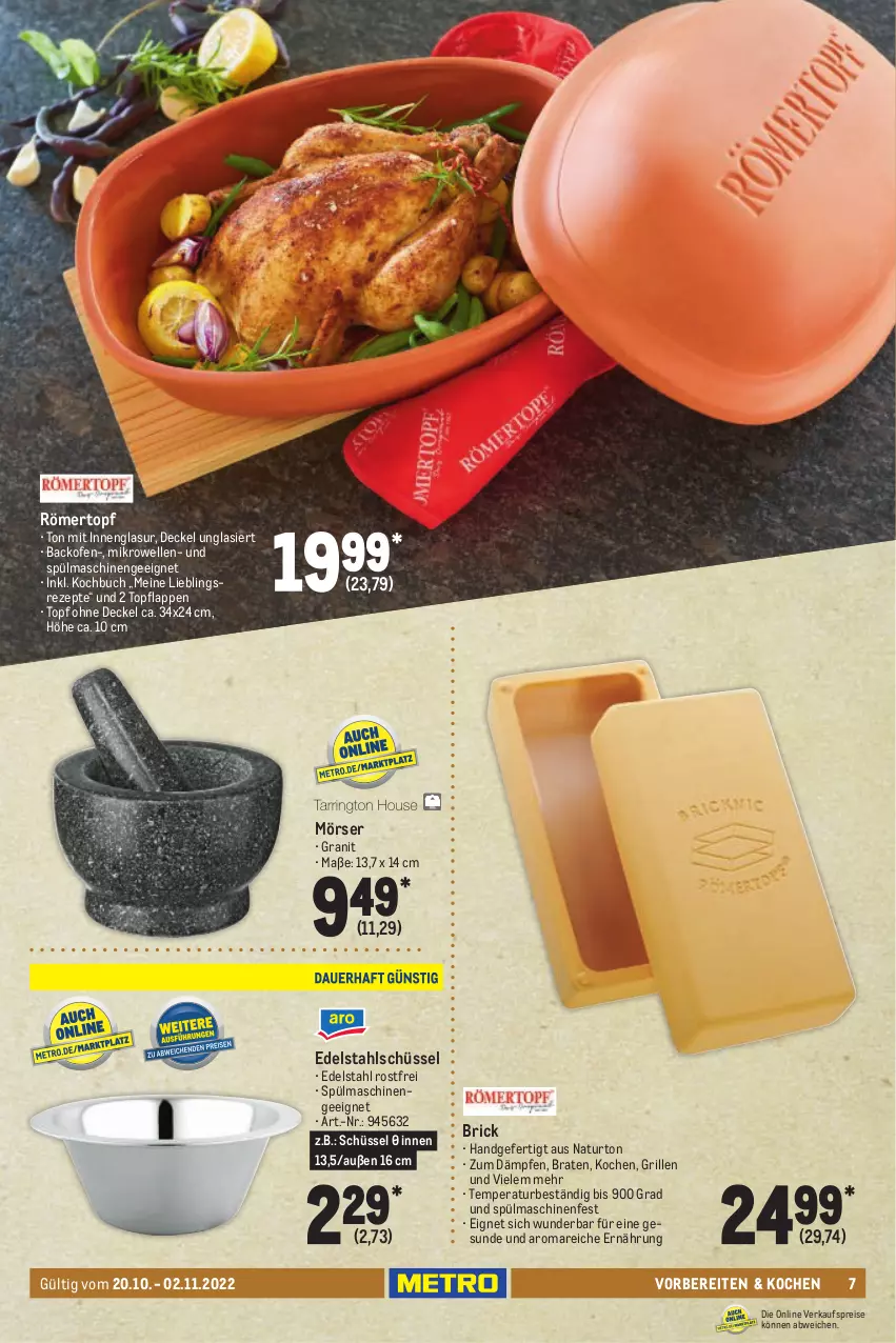 Aktueller Prospekt Metro - Kochen Spezial - von 15.09.2022 bis 15.01.2023 - strona 7 - produkty: backofen, braten, buch, decke, Deckel, edelstahl, eis, elle, grill, mikrowelle, natur, Ofen, reis, rezept, rezepte, schüssel, spülmaschinen, Ti, topf