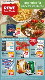 Gazetka promocyjna Rewe - Prospekte - Gazetka - ważna od 02.09 do 02.09.2023 - strona 1 - produkty: aktionspreis, barilla, bio, brustfilet, coupon, eis, fenster, filet, hähnchen-brustfilet, knoppers, küche, LG, margherita, nuss, nussriegel, pasta, pils, pilsener, pizza, pizza salame, reis, riegel, rispentomaten, Schal, Schale, storck, telefon, Ti, tomate, tomaten, uhr, veltins, veltins pilsener